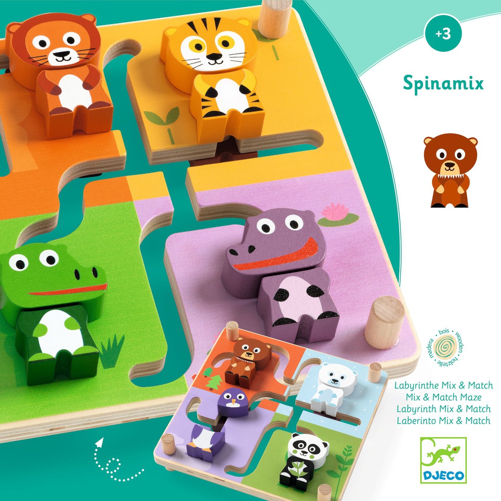 DJECO - Jeu Spinamix - 3 ans +