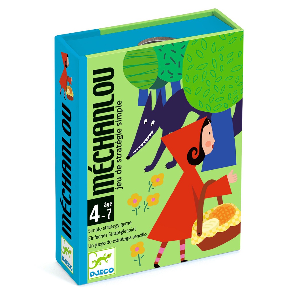 DJECO - Jeu de cartes - Méchanlou - 4 à 7 ans