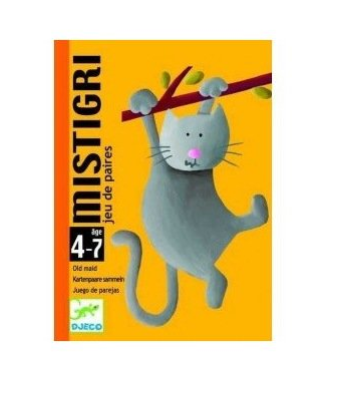 DJECO - Jeu de cartes de paires - Mistigri - 4 à 7 ans