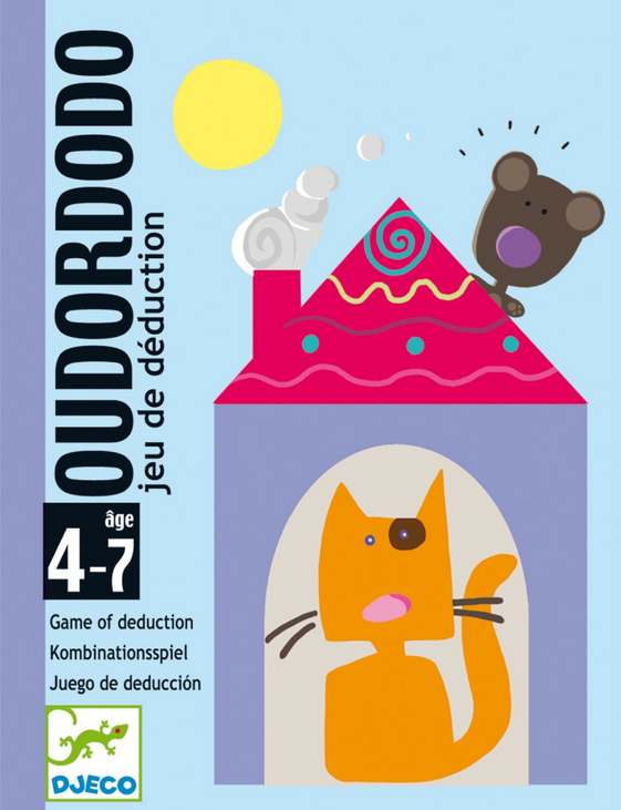 DJECO - Jeu de cartes de déduction - Oudordodo - 4 à 7 ans