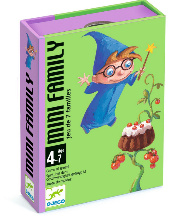 Djeco - Jeu de cartes des 7 familles - Mini Family - 4 à 7 ans