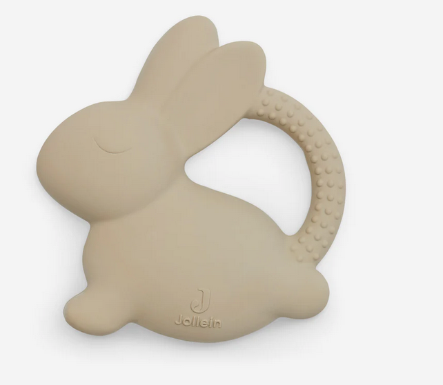 Jollein - Anneau de dentition en caoutchouc - Lapin 