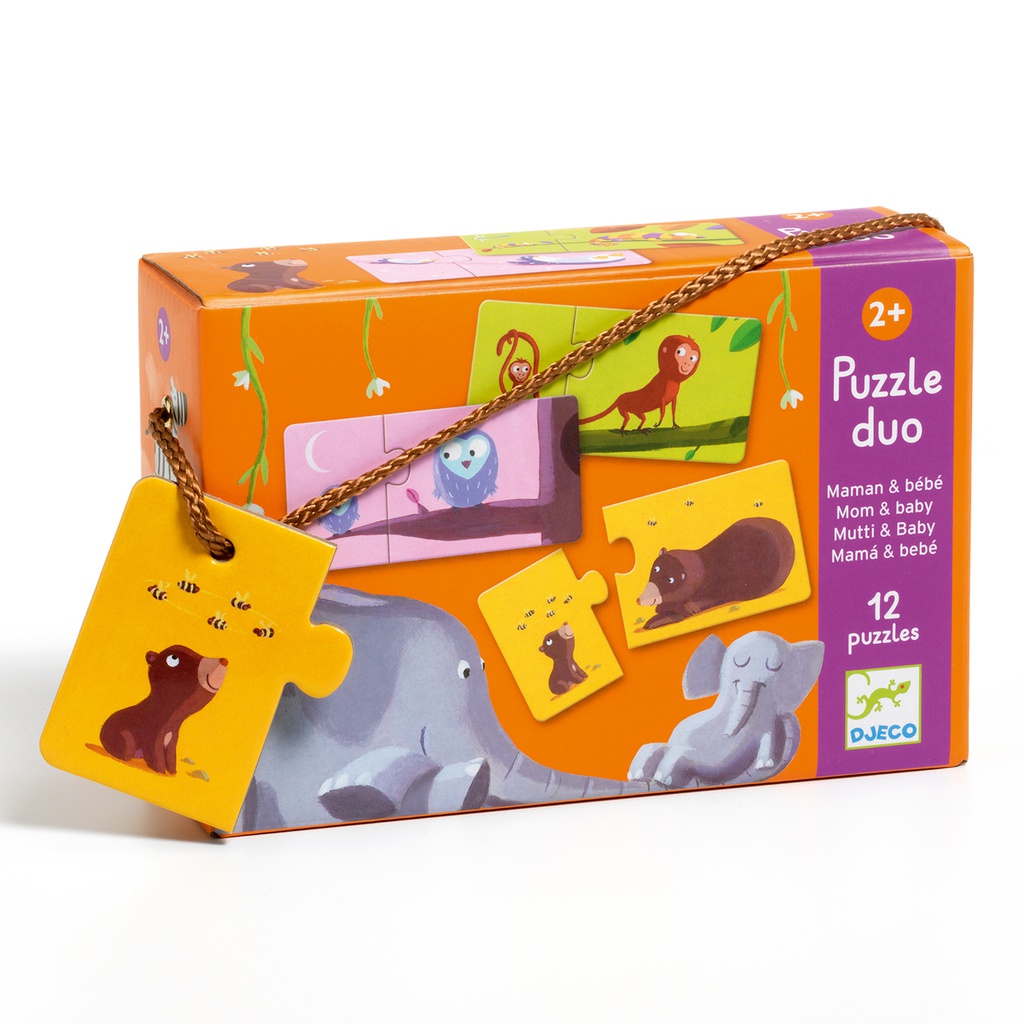 DJECO - Puzzle Duo Maman & bébé - 2 ans +
