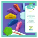 DJECO - 12 crayons fleurs pour les petits - 18 mois +