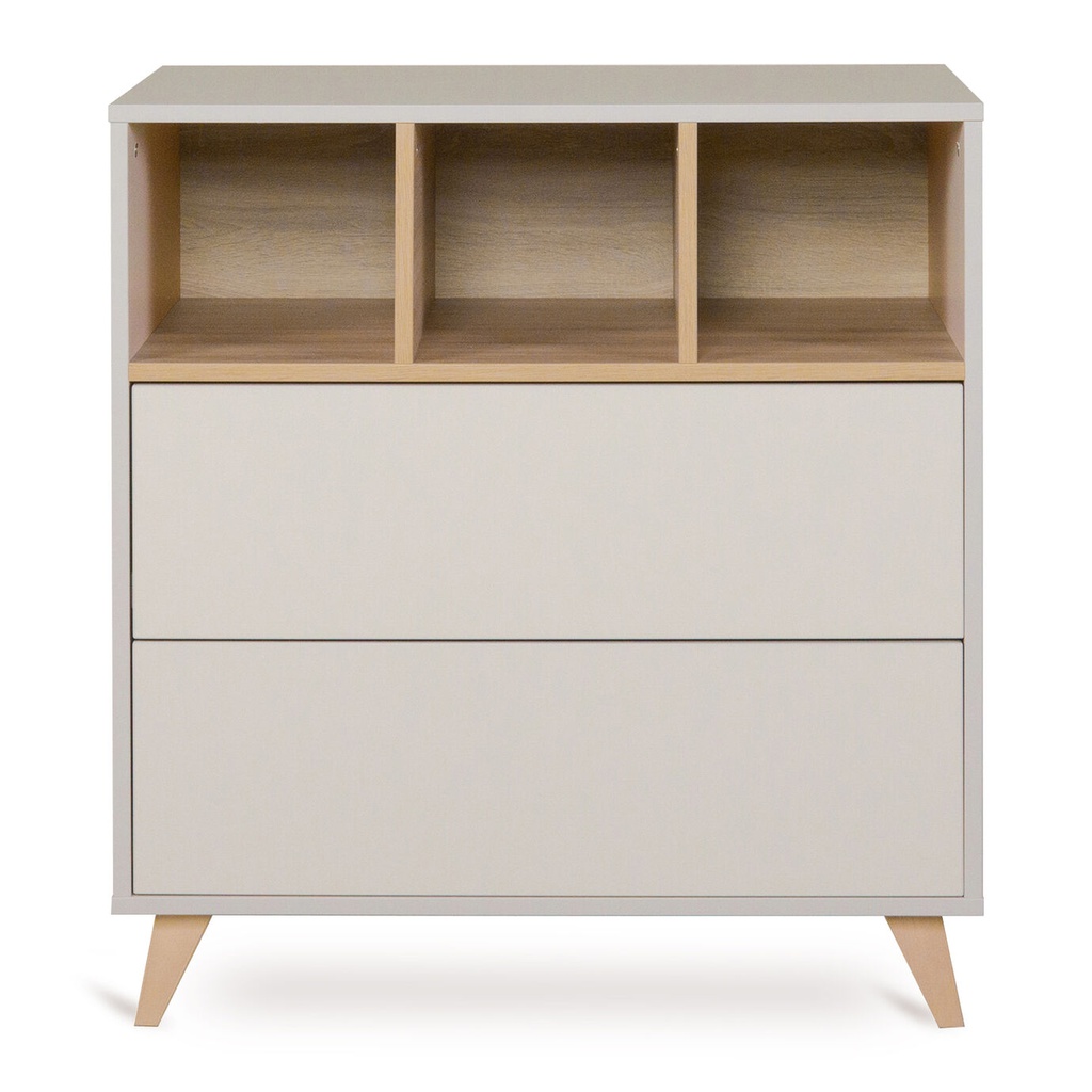 Quax - Commode 2 tiroirs Loft - Argile