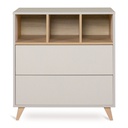 Quax - Commode 2 tiroirs Loft - Argile