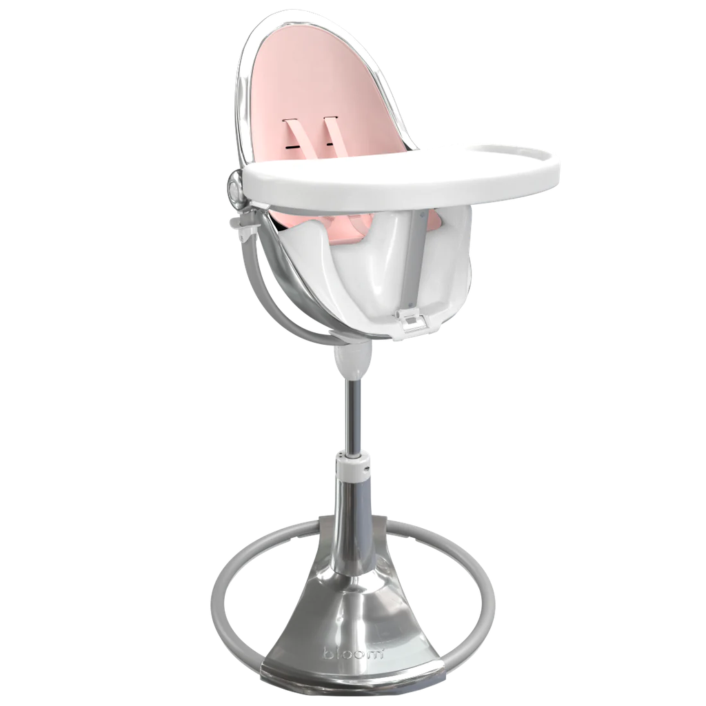 BloomBaby - Chaise-haute All Inclusive - Silver/Rosewater Pink + Confort