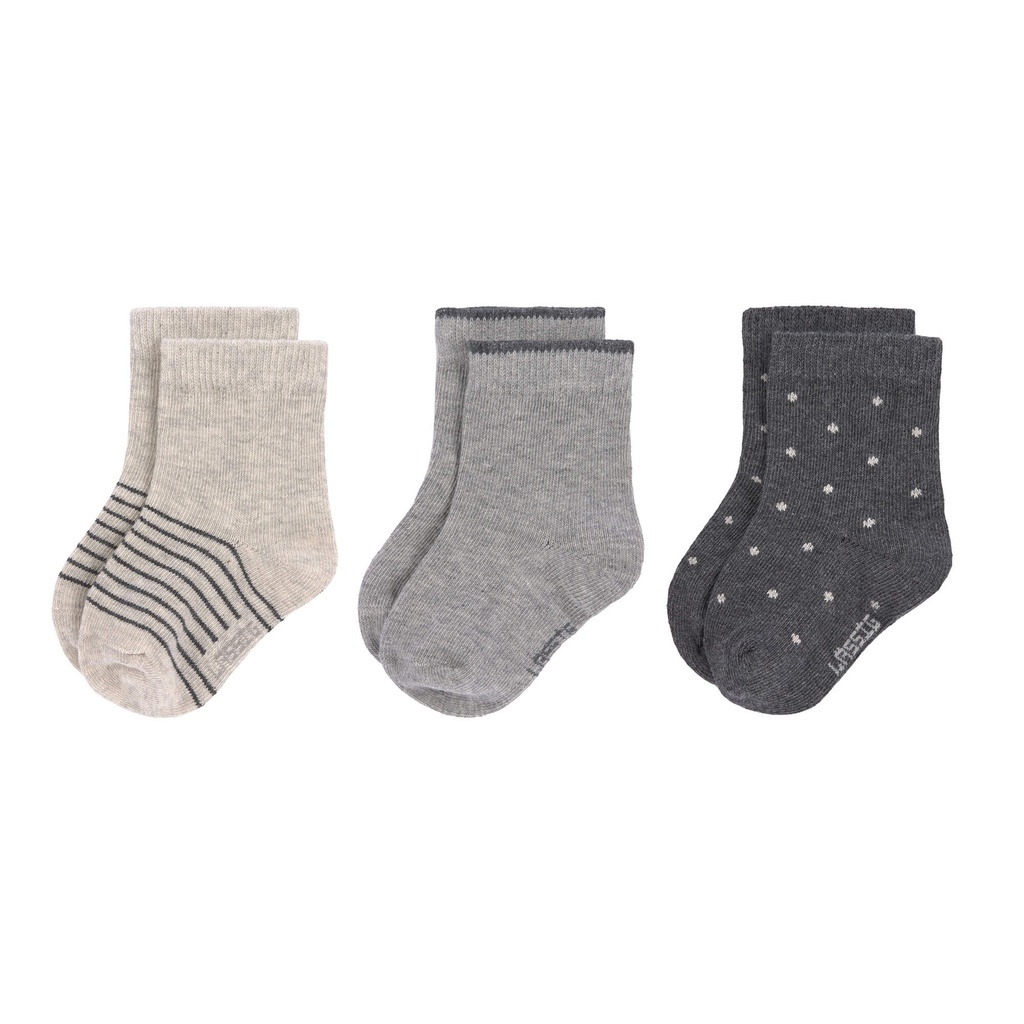 Lassig - Lot de 3 paires de chaussettes - Gris