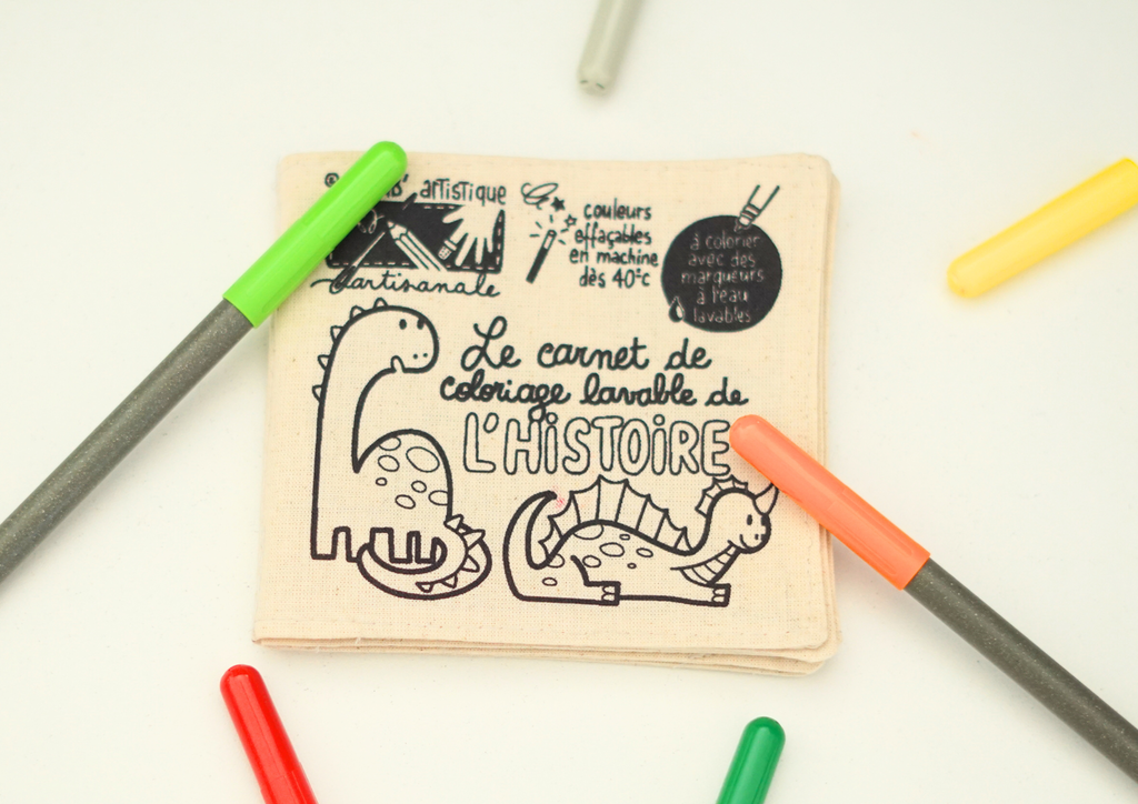 Cleo - Carnet de coloriage lavable - Histoire