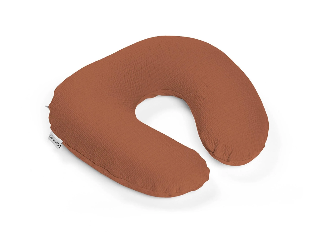 Doomoo - Housse pour Coussin d’Allaitement Softy - Terracotta