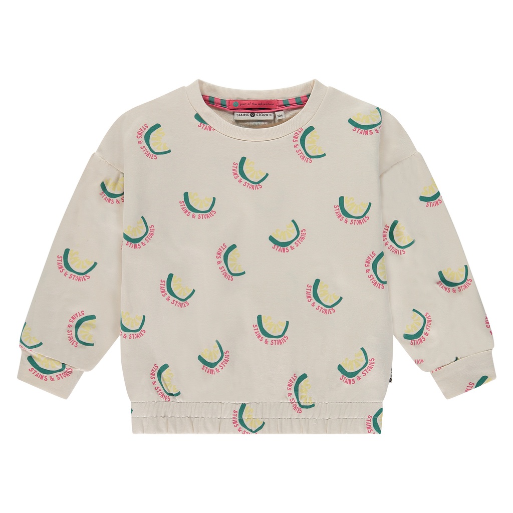 STAINS & STORIES (BY BABYFACE) - Sweatshirt fille - Off White