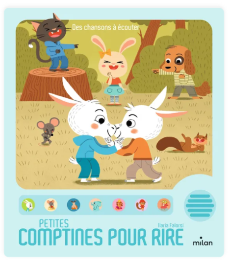 Éditions Milan - Livre sonore - Petites comptines pour rire