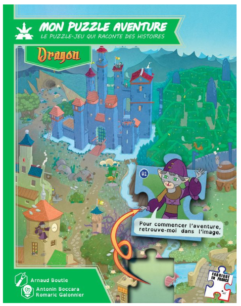 Mon Puzzle Aventure - Dragon - Dès 5 ans