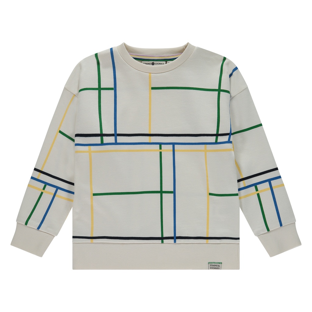 STAINS & STORIES (BY BABYFACE) - Sweatshirt garçon - Cloud