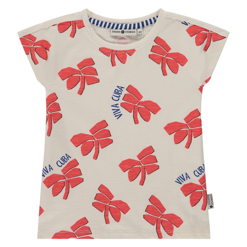 STAINS & STORIES (BY BABYFACE) - T-shirt manches courtes fille - Offwhite