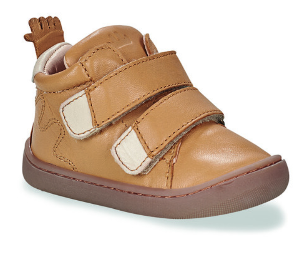 Easy Peasy - Chaussons My Deboo velcro - Marron