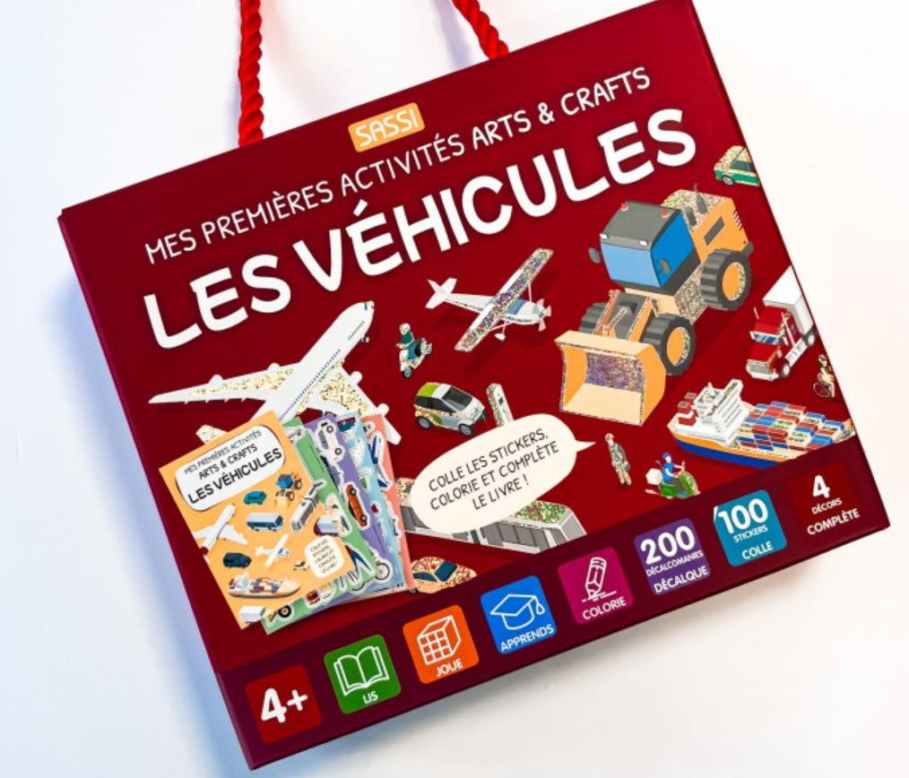 Sassi - Mes premières activités Arts & Crafts - Les véhicules