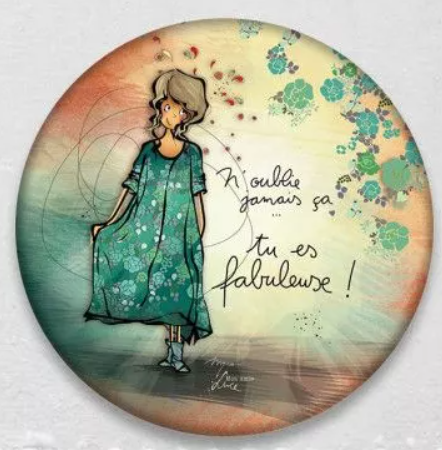 Ed. Cortil - Mon amie Luce - Magnet "Tu es fabuleuse"