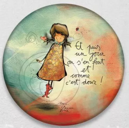 Ed. Cortil - Mon amie Luce - Magnet "On s'en fout"