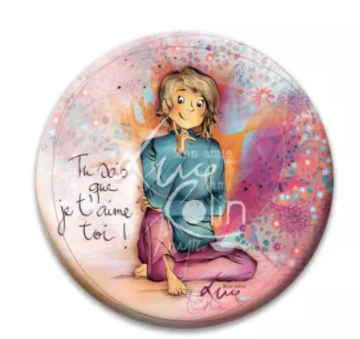 Ed. Cortil - Mon amie Luce - Magnet "Tu sais que je t'aime toi"