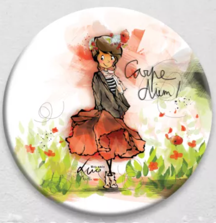 Ed. Cortil - Mon amie Luce - Magnet "Carpe Diem"