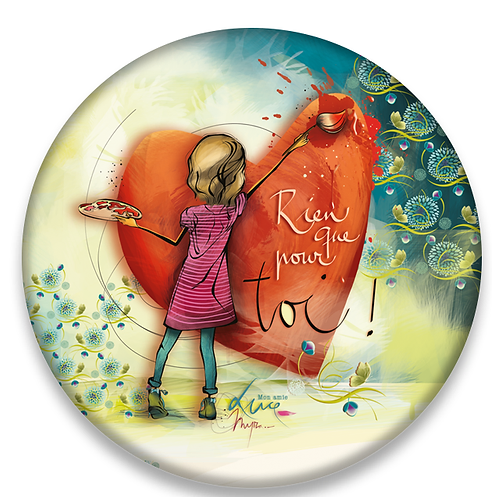 Ed. Cortil - Mon amie Luce - Magnet "Rien que pour toi"