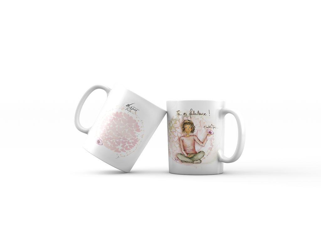 Ed. Cortil - Mug Mon amie Luce - "Tu es fabuleuse"