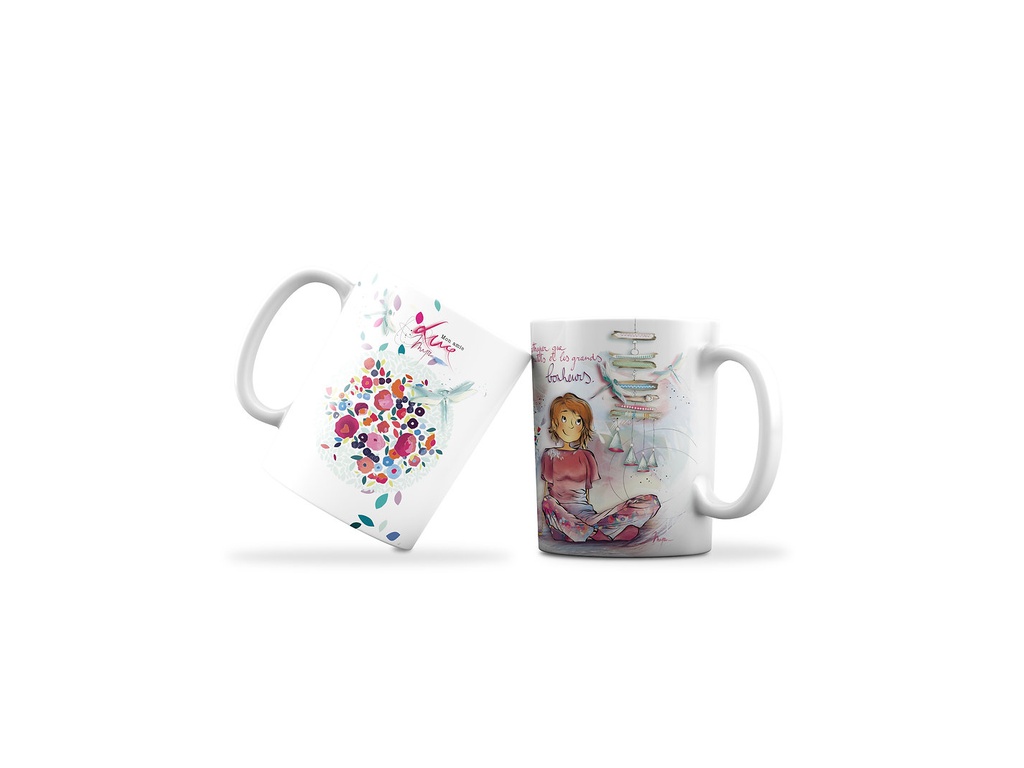 Ed. Cortil - Mug Mon amie Luce - "Petits et grands bonheurs"