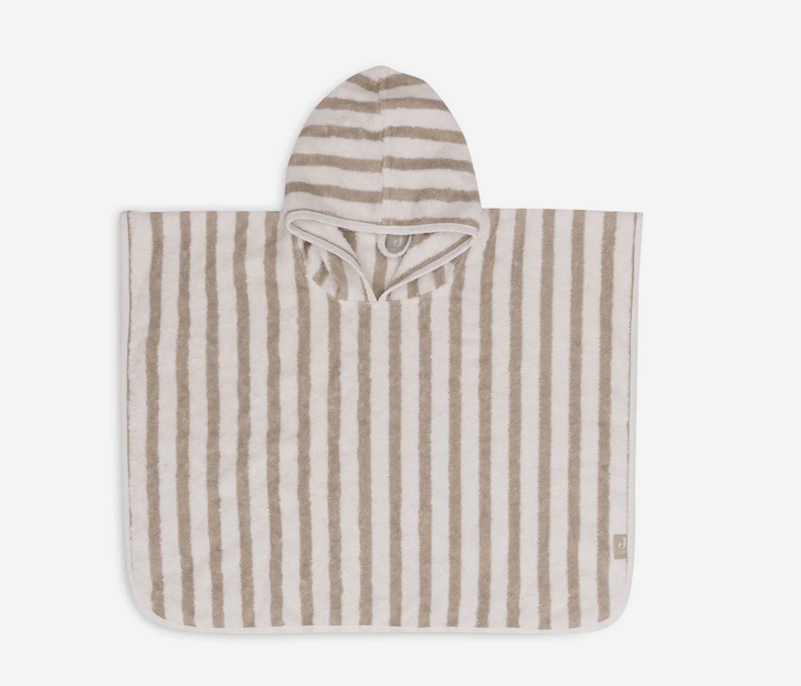 Jollein - Poncho de bain Stripes - Olive green