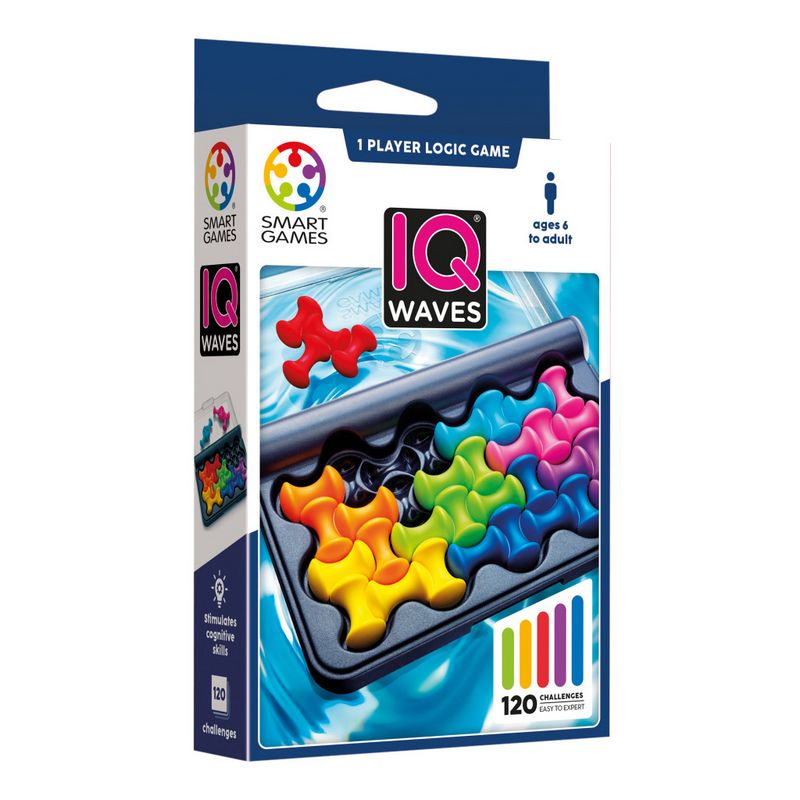 Smartgames - Jeu de voyage IQ Waves - 6 ans +