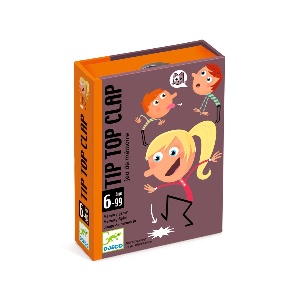 DJECO - Jeu de cartes - Tip Top Clap - 6 ans +