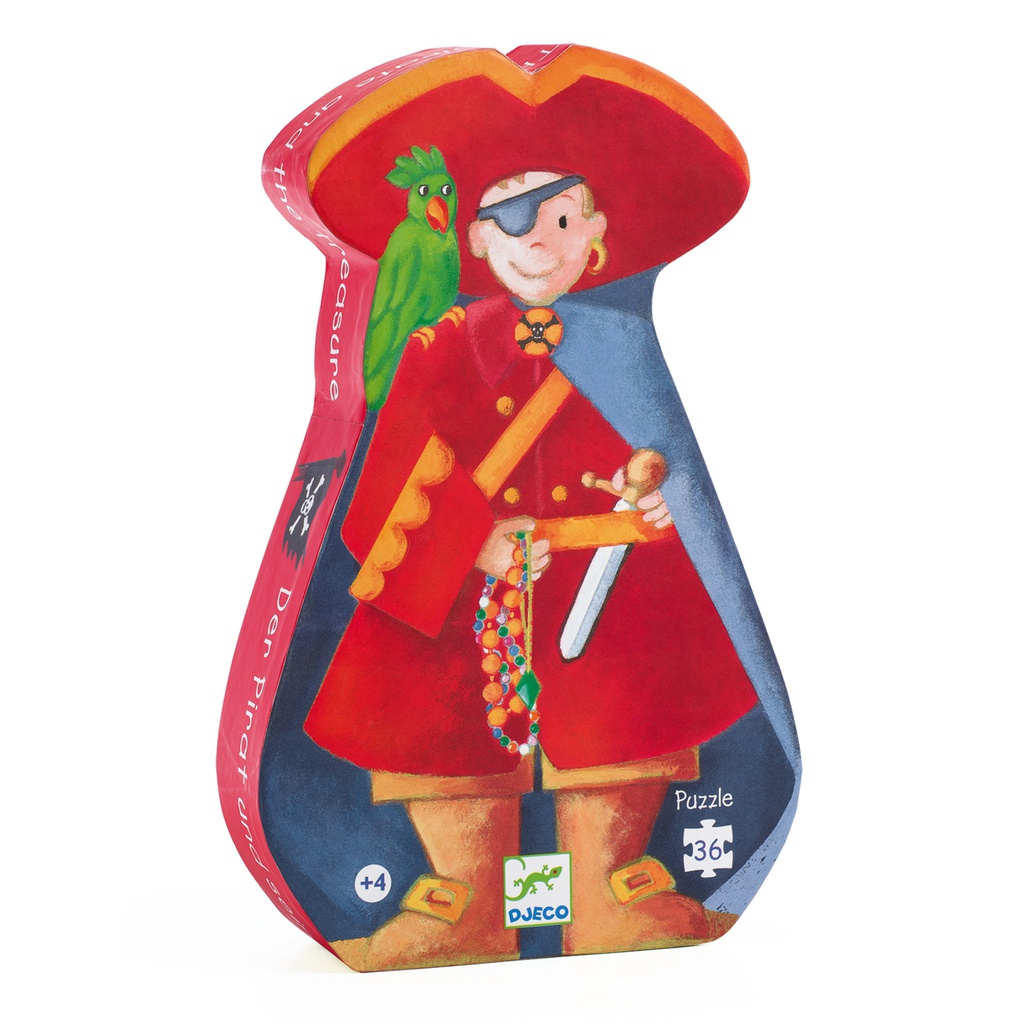 DJECO - Le pirate et son trésor 36 pcs - 4 ans +