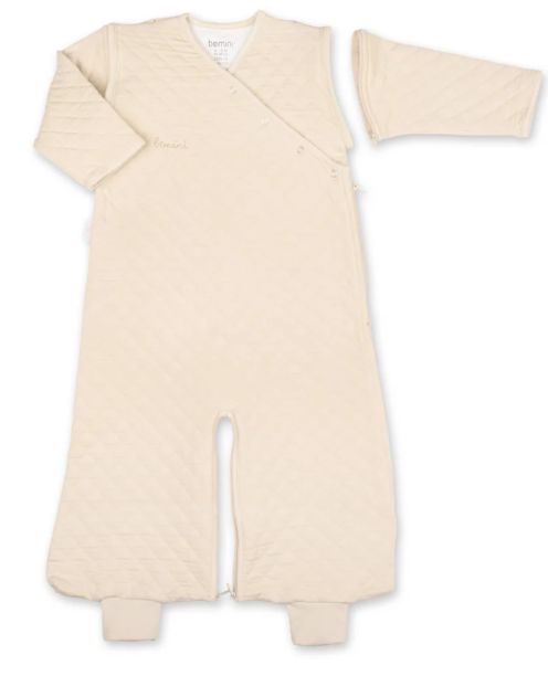 Bemini - Gigoteuse 4-12 mois Magic Bag Pady Quilted jersey - Tog 1.5 - Cream