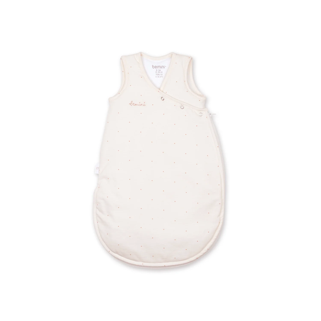 Bemini - Magic Bag 0-1m Small dot print ecru Pady Jersey + Jersey tog 1.5