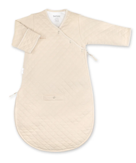 Bemini - MAGIC BAG cream quilted jersey + jersey tog 1.5
