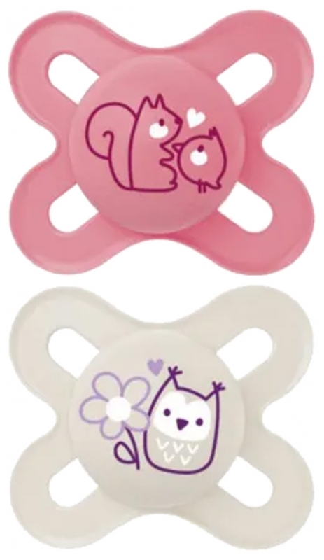 Mam - Tétine en silicone - Original Start - 0-2 mois - Rose / Beige