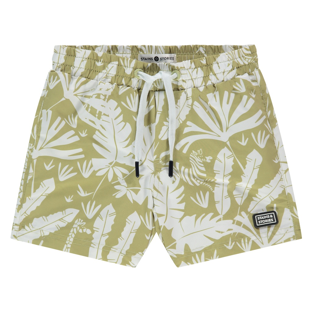 STAINS & STORIES (BY BABYFACE) - Short de bain garçon - Kiwi