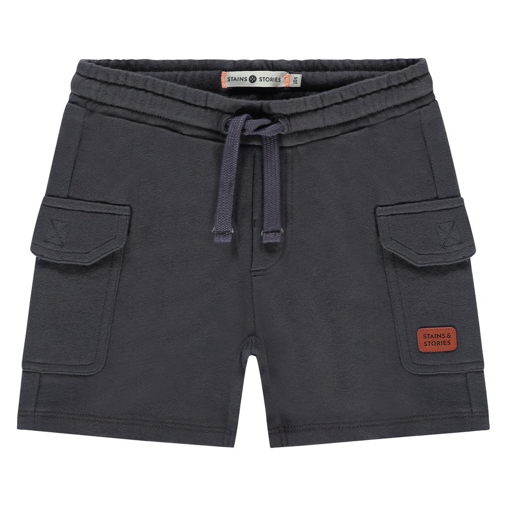 STAINS & STORIES (BY BABYFACE) - Short garçon - Dark Grey