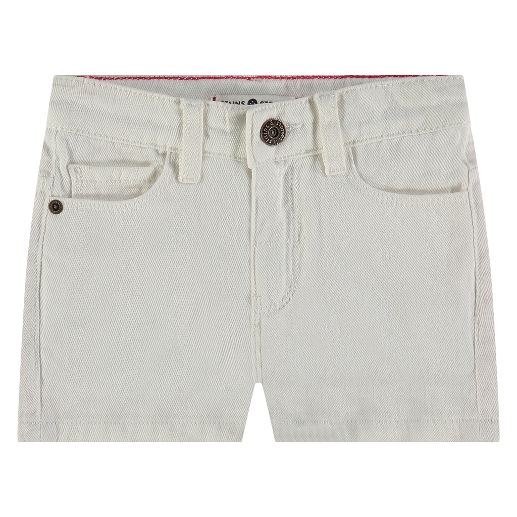 STAINS & STORIES (BY BABYFACE) - Short denim fille - Off White