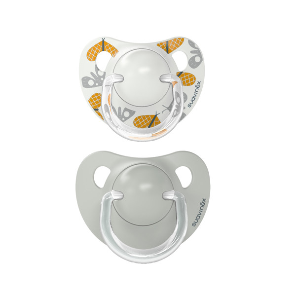 Suavinex - Lot de 2 Tétines en Silicone - Gray