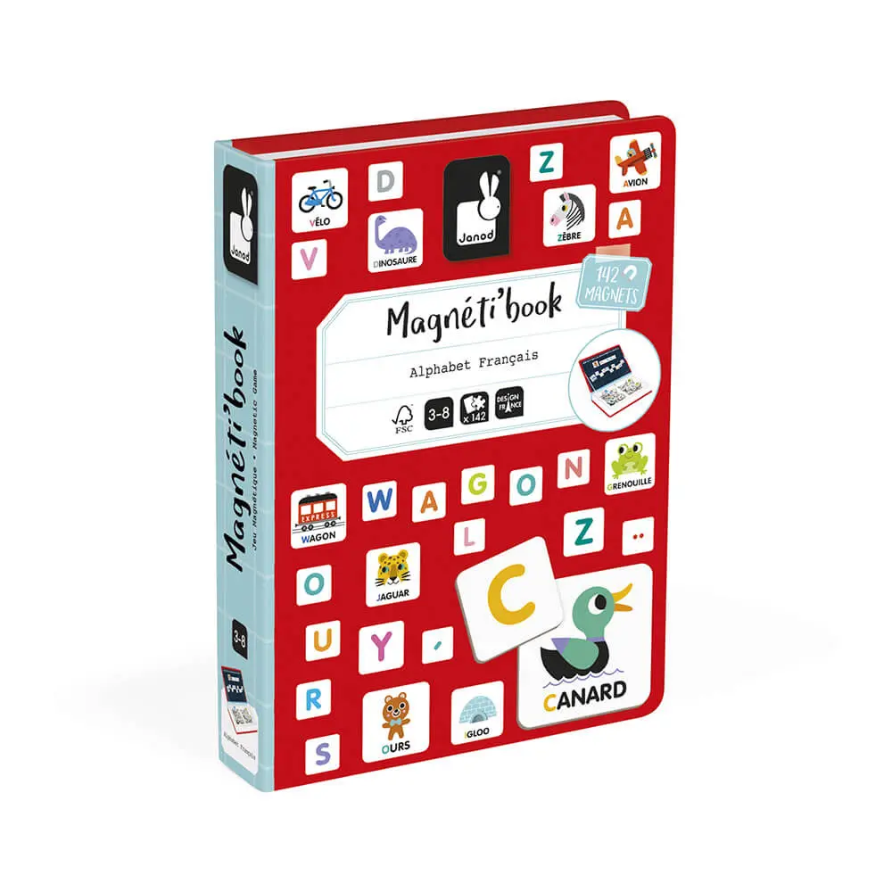 Janod - Magnéti'book - Alphabet français