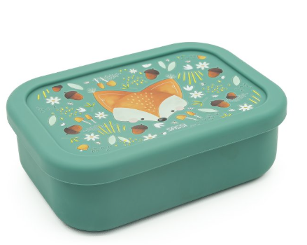 Sassi - Boîte à tartines en silicone - Renard