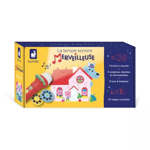 Janod - Lampe Sonore Merveilleuse - Loup, y es-tu ?