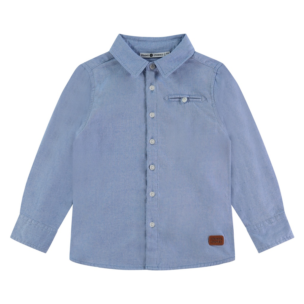 Stains & Stories (by Babyface) - Chemise à longues manches - Light Blue
