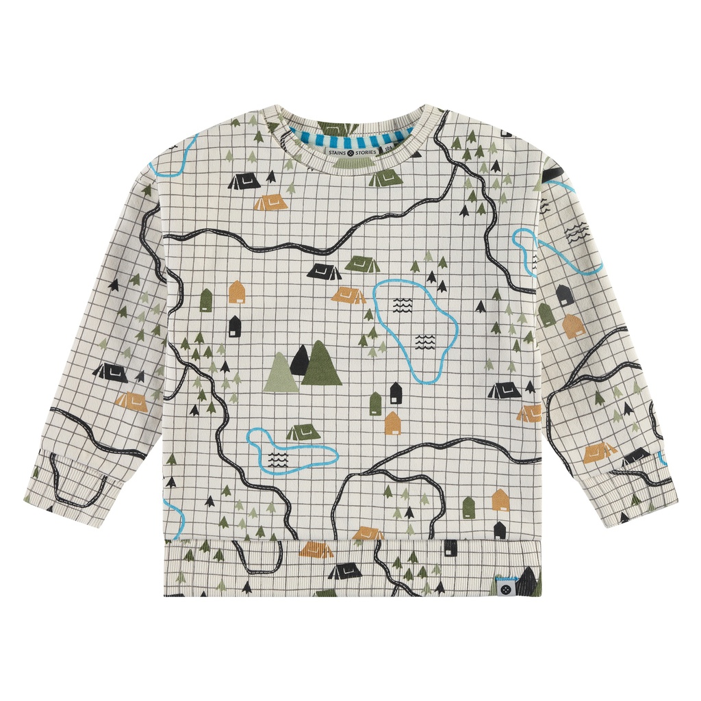 Stains & Stories (by Babyface) - Sweatshirt garçon - Off-white