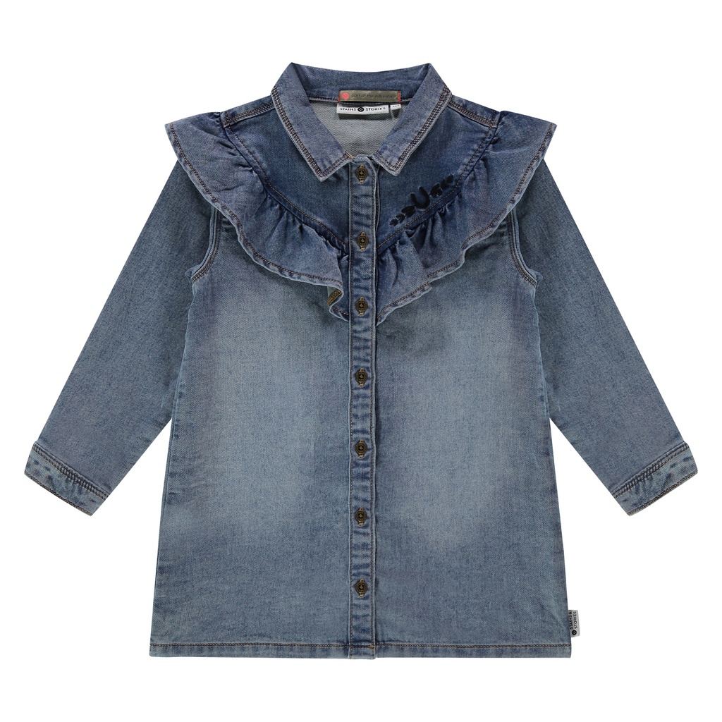 Stains & Stories (by Babyface) - Robe en jean - Mid Denim Blue