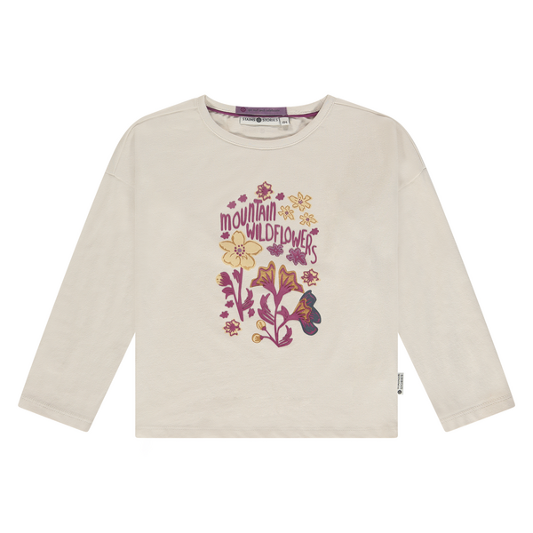 STAINS & STORIES (BY BABYFACE) - T-shirt à longues manches - Stone