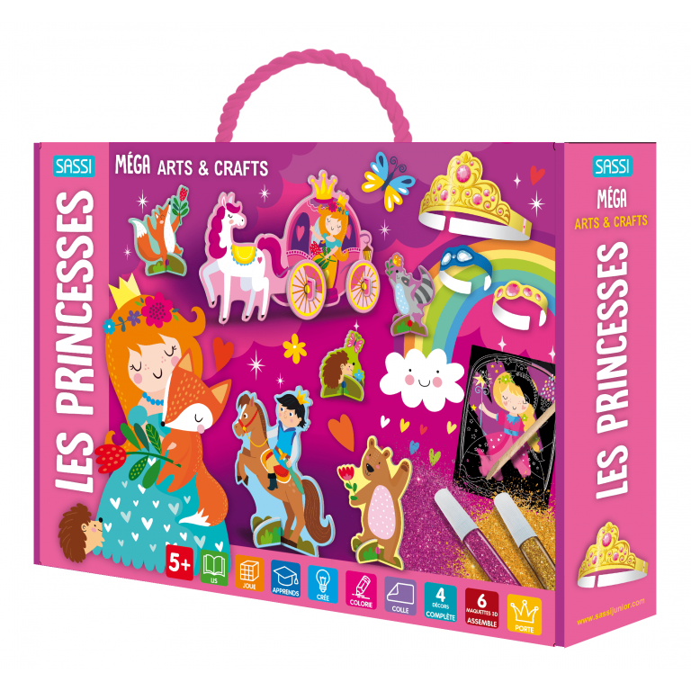 Sassi - Méga arts & crafts - Les princesses