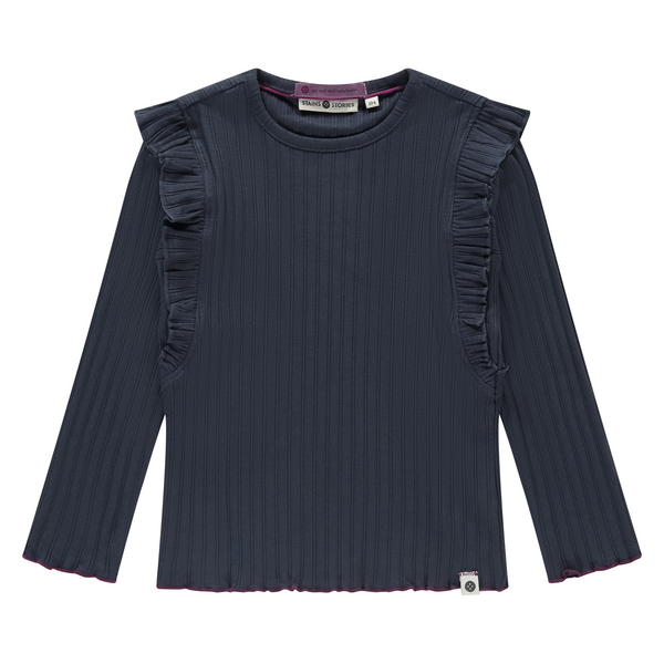 STAINS & STORIES (BY BABYFACE) - T-shirt à longues manches - Indigo