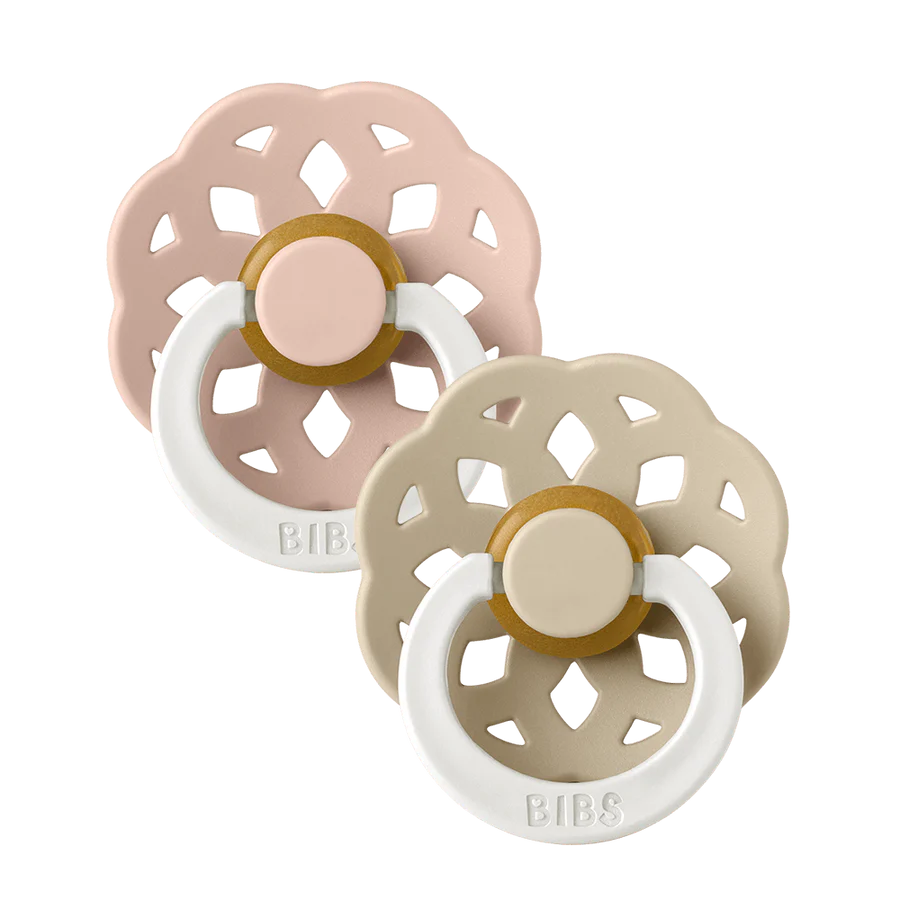 Bibs - Pack 2 - Boheme - Blush/Vanilla - Glow - Taille 1 - Rondes